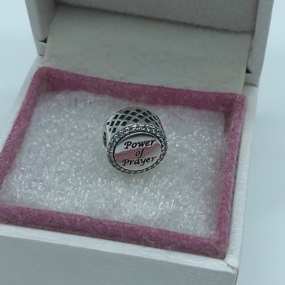 Pandora, “Power Of Prayer “ Silver S925ALE, Charm # ENG792016CZ_48, A49 - Picture 7 of 7